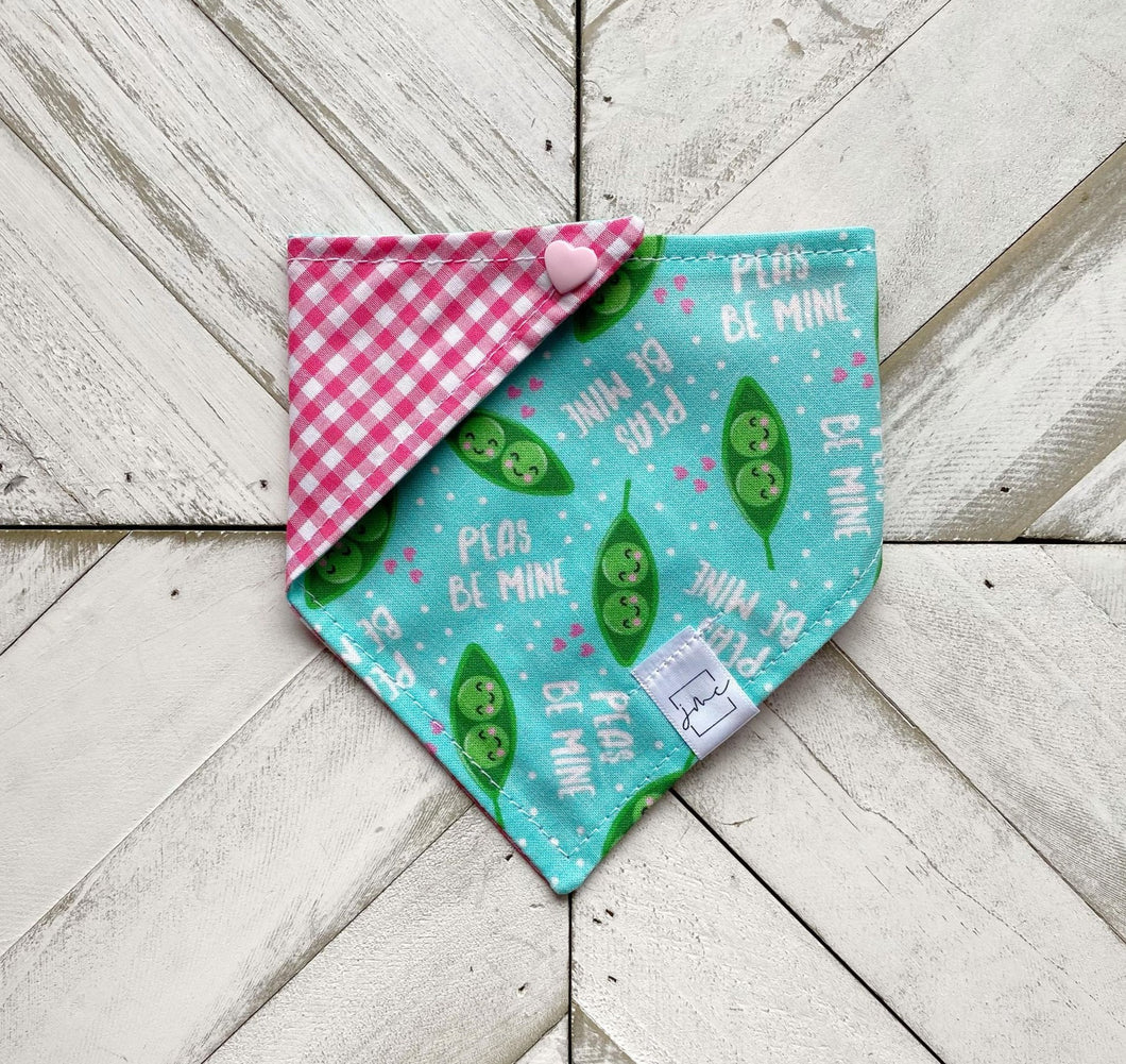 Peas Be Mine Pet Bandana