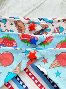 Star Spangled Berries Pet Bandana
