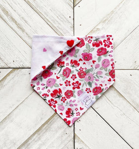 Valentine's Floral Pet Bandana